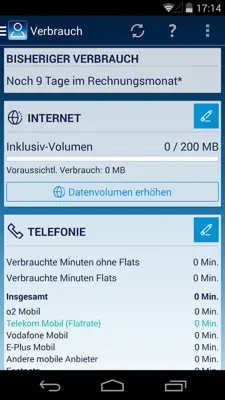 Mein o2 android App screenshot 12