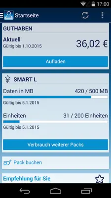 Mein o2 android App screenshot 7