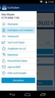 Mein o2 android App screenshot 8